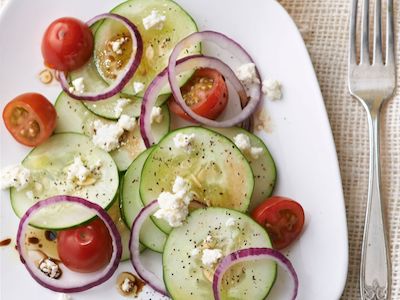 Balsamic Cucumber Salad