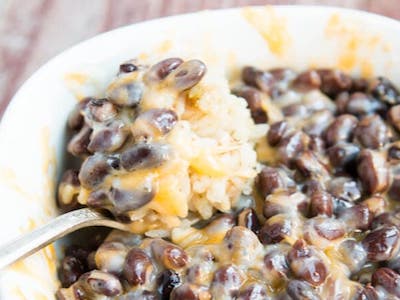 Cheesy Beans and Rice