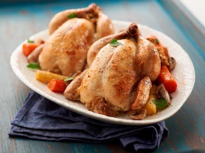 Stuffed Cornish Hens